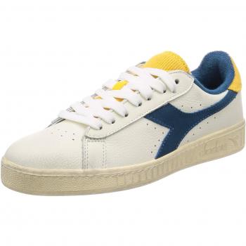 Diadora Game L Low Scarpe Sportive Bianchi e Neri per Uomini