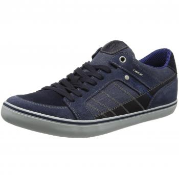 Geox U Box F, Scarpe Sportive Basse Uomo, Blu