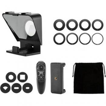 Teleprompter Mini para Grabación de Vídeo con Control Remoto