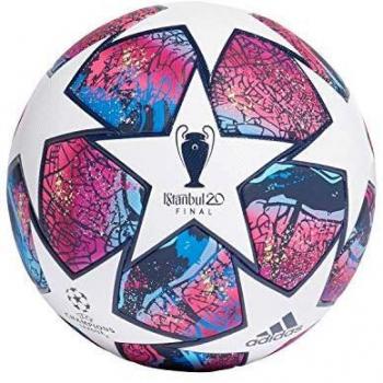 Adidas Männer Soccer Ball FIN IST PRO – Weiß/Collegiate Royal Cyan, Hochauflösendes Rot, Signalgrau, Silberschimmer, 5