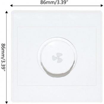 86 Type Wall Switch for Ceiling Fan Speed Control 220V 10A 15-300W Dimmer
