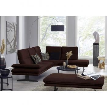 W.SCHILLIG Broadway Ecksofa – Sitzkomfort mit verstellbarem Kopfteil