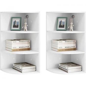 Schwebendes Eckregal, 2er Set, ideal für Wohnzimmer und Küche