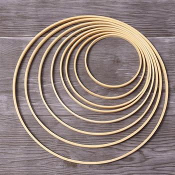DIY Bamboo Round Ring 12.5/18/20/23 cm