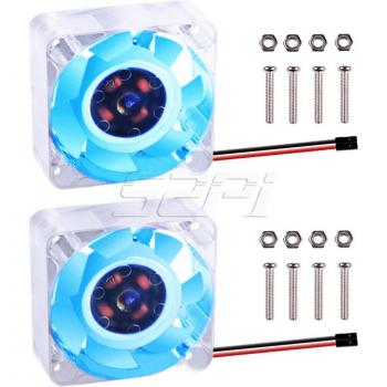 Ventilateur transparent/noir pour Raspberry Pi 4 B