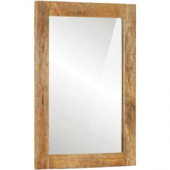 VidaXL 50x70 cm Bathroom Mirror in Mango Wood