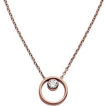 Collier Skagen Elin Féminin – 47 cm, acier inoxydable, cristaux clairs