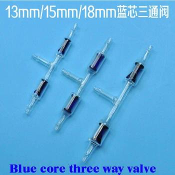 Piston automatique verre bleu type T avec valve unidirectionnelle