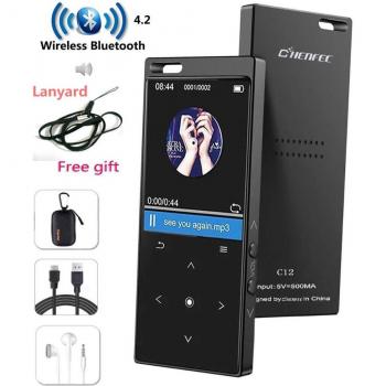 Reproductor MP4 Bluetooth con sonido Hi-Fi y lanyard incluido