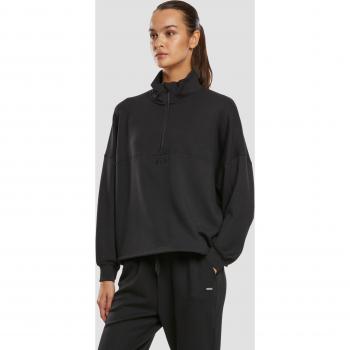 AIMN Sweatshirt „Half‑Zip“ Schwarz – Damen M