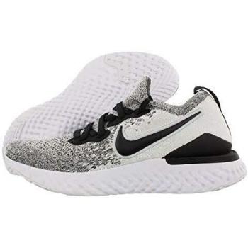 Nike W Epic React Flyknit 2, Chaussures de Course Femme, Multicolore (White/Black/Pure Platinum 000), 41 EU