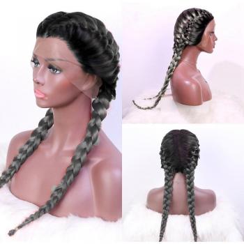Aiva Glueless Ombre Grey Wig