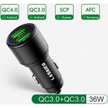Lasaier Quick Charge 3.0 USB Car Charger