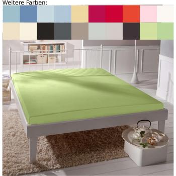 Premium Schilf‑Jersey Spannbettlaken – 160x220 cm, Gummizug rundum