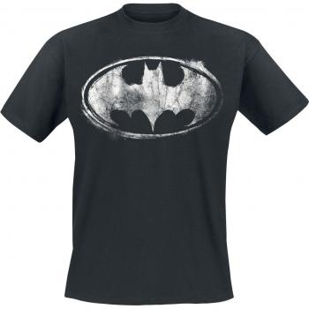 T-Shirt Batman Smudge Logo Uomo Nero XXL