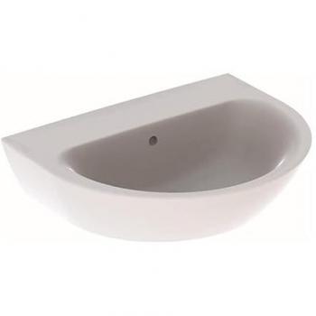 Geberit Renova Waschtisch 60 cm, weiß, ohne Hahnloch, mit Überlauf