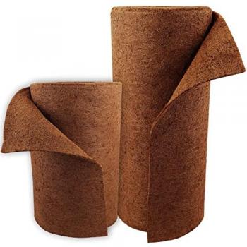 Natte d’agrément en fibres de coco Aquagart 25 m – protection hivernale remblai (800 g/m², 0,25 m)