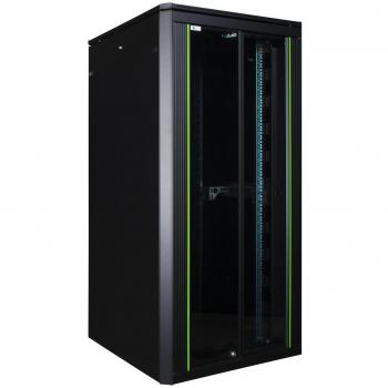 32U Black Rack Enclosure by Lanview