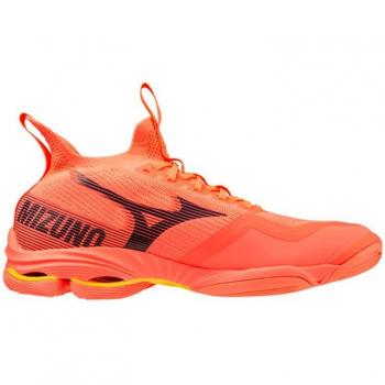 Zapatos Voleibol Mizuno Wave Lightning Neo 2 Color Naranja Neón