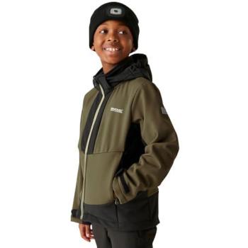 Regatta Haydenbury Youth Softshell Parka Olive/Black