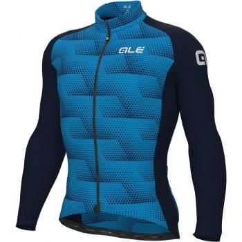 Veste Sportive Alé Solid Sharp Manches Longues Bleu Clair Noir – XS