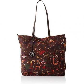 Piero Guidi Borsa Tote Donna Reversible Caffè 34x32.5x16 cm