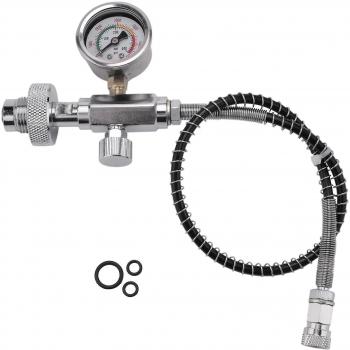 Adaptateur chargeur PCP bouteille plongée Din G5/8” et tuyau 50 cm