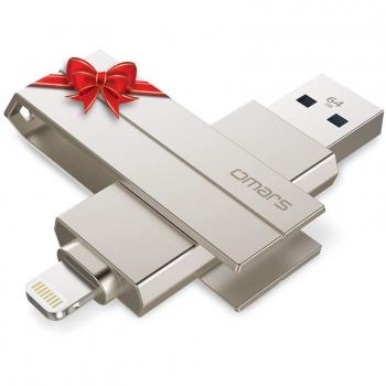 Memoria Flash 64GB Lightning (MFi) – Per iPhone, iPad, Mac e PC