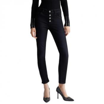 Liujo Jeans Skinny Donna Nero Taglia 30