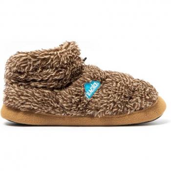 Zapatillas de casa cerradas unisex Nuvola con suela de goma acolchada color marrón