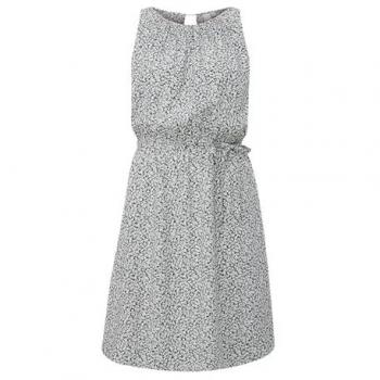QS Knielanges Kleid Allover-Print Hellblau 42