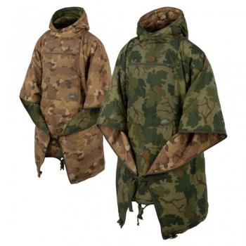 Roll‑Poncho Mitchell Camo Clouds – Helikon‑Tex Reversibel