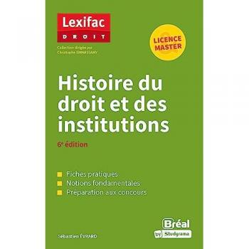 Histoire du droit et des institutions