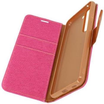 Copriplastico Denim Rosa per Samsung Galaxy S22 Plus – Collezione Avizar