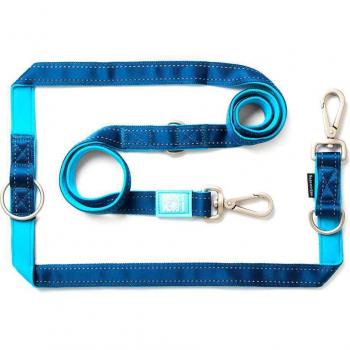 Laisse Max & Molly Matrix ajustable, bleu ciel, taille M, 200 x 2 cm
