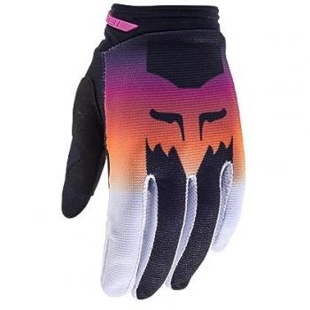 Motocross-Handschuhe für Frauen FOX 180 Flora – Schwarz/Pink, XL