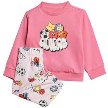 Set Deportivo adidas Fun para Niñas en Color Rosa