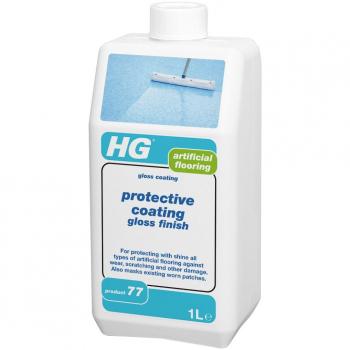 HG Vinyl Artificial Flooring Protective Coating Gloss Finish 1 Litre Product 77