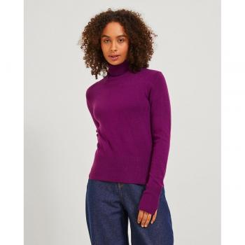 Blusa de Malha Lingerie Noos Ava – Gola Redonda, Tecido Macio, Disponível nos tamanhos P/M/G/2XL, Cores: Roxo Escuro, Azul Marinho