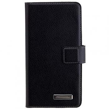 Schwarzes Commander-Book-Case Elite für Huawei P20 Lite