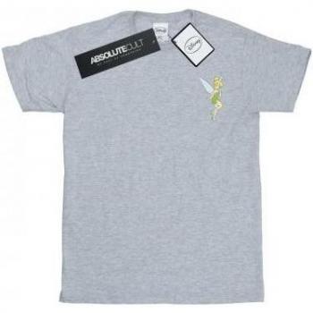 T-shirt large blanc Tinkerbell, coupe boyfriend, pour femmes