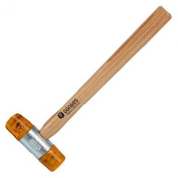 Dönges Lackerhammer – Kunststoffkopf, 32 mm, Eschenstiel in Gelb