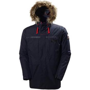 Helly Hansen Men's Coastal 2 Parka in Navy with Classic Checked Lining