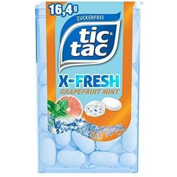 Tic Tac Ferrero X-FRESH Grapefruit-Minze – Dragees 16,4 g