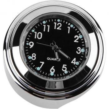 Horloge Lumineuse Universelle en Aluminium pour Moto, 7/8 pouces