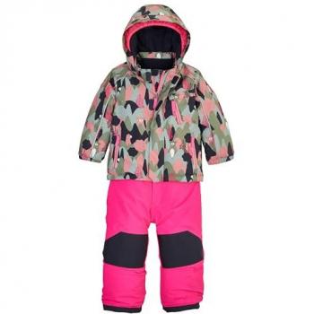 Killtec 2-tlg. Set Winterjacke mit Kapuze und Schneehose Wald