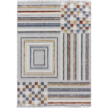 Atticgo Alfombra Interior Estilo Geométrico en Multicolor – Broadway 4950