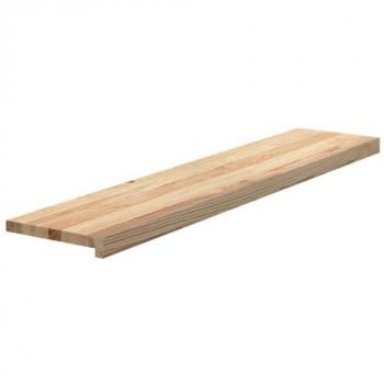 VidaXL 16 pcs Untreated Solid Oak Stair Treads 120x30x2 cm