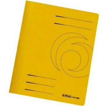 Portafoglio Documenti Herlitz Cartone Giallo A4 (10 pezzi)