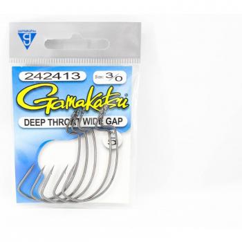 Gamakatsu 3/0 Wide Gape Worm Hook